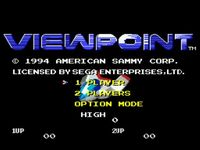 une photo d'Ã©cran de Viewpoint (Megadrive) sur Sega Megadrive